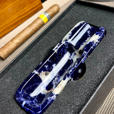kupować Brazylijska popielniczka z kamienia naturalnego Cloisonne Blue, w niestandardowym rozmiarze, o wyrafinowanym designie online manufacture