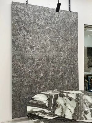 kaufen Brasilien Platin Diamant Marmor Luxus Stein Buch-Match Hintergrund Feature Wand Luxus Boden Stein online manufacture