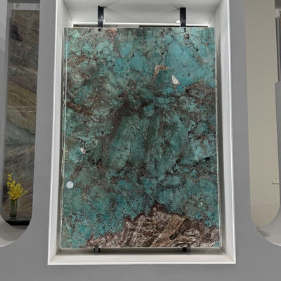 comprar Brasil Amazônia Mármore Verde Pedra de Luxo Livro-conjunto Fundo Figura Parede Pedra de piso de luxo online manufacture