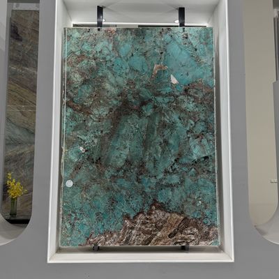 comprar Mármol Verde Amazonas Brasil Diseño de Libro de Lujo para Pared Destacada con Fondo, Lujoso Revestimiento de Suelo de Piedra online manufacture