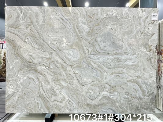 comprar Folha de Mármore Polido Resistente à Abrasão para Cozinha Laje de Mármore Branco Rock online manufacture