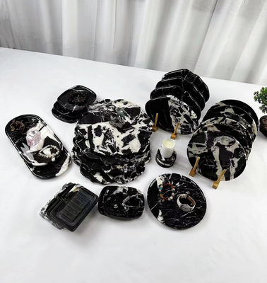 comprare Piatto da portata Bvlgari Black Marble Versatile Alta Durabilità Minimalista Sofisticato online manufacture