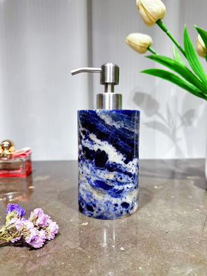 comprar Dispensador de sabão líquido de mármore natural estilo moderno elegante para banheiro online manufacture