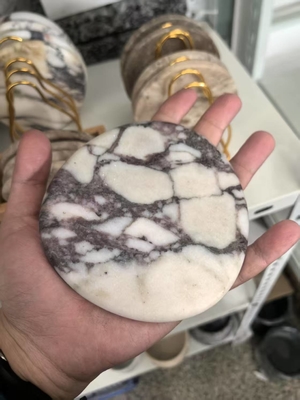 acheter Sous-verres en marbre de jade émeraude froid | Dessous de verre en pierre naturelle faits à la main | Décoration de luxe pour la maison et le bureau online manufacture