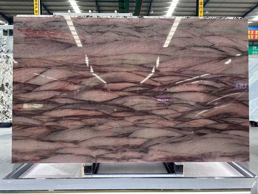 acheter Dalle de marbre rouge du Brésil Marbre rouge Colinar du Brésil Surface polie Finition résistante aux chocs online manufacture