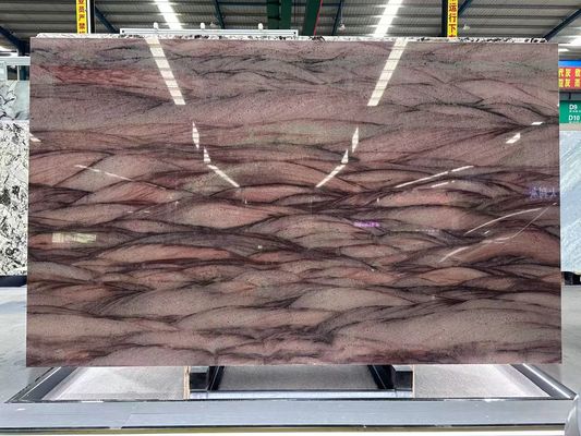 comprare Lastra di marmo rosso Brasile Marmo Rosso Colinar Superficie lucida Finitura resistente agli urti online manufacture