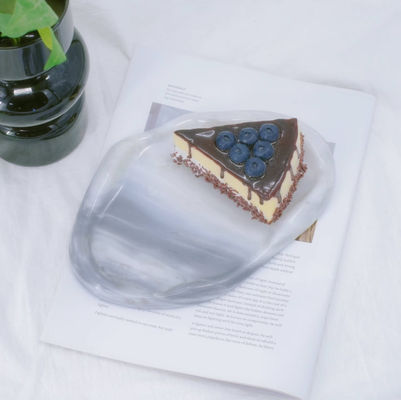 comprar Bandeja decorativa de mármol gris azul de Brasil resistente a la corrosión online manufacture