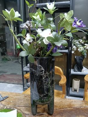 satın al Portoro Mermer Vazo Çiçekler için korozyona dayanıklı Estetik Yüksek dayanıklılık online manufacture