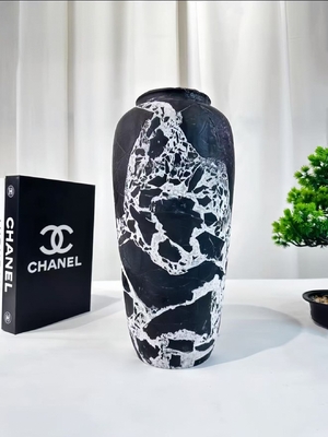 kopen Napoleon Zwarte Steen Vase Zwarte Marmeren Bloem Vase Luxe slijtvast online manufacture