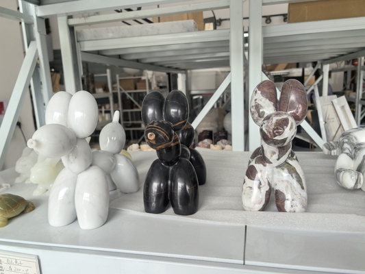 acheter Exquis Balloon Chien Sculpture en marbre Statuettes artisanales personnalisées Marbre robuste online manufacture