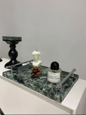 Buy Pradas Verde Green Marble Vanity Tray Rectangular With Polished Surface online manufacture