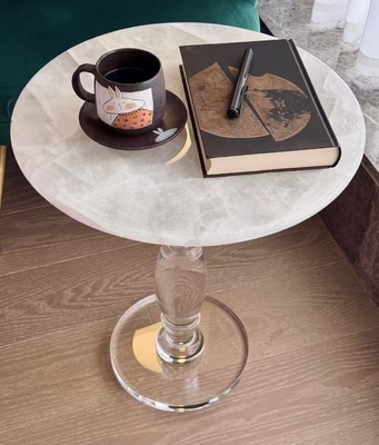 acheter Brésil Blanco Crisyallo Table en marbre naturel Minimaliste résistant aux rayures Blanc online manufacture