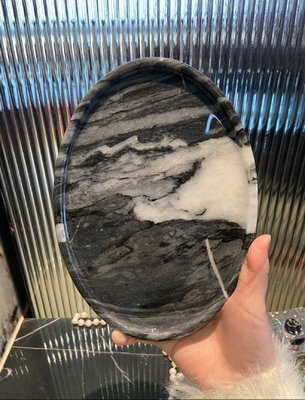 Buy Luxury Natural Marble Art Tray - Modern Design Centerpiece for Interior Decor online manufacture