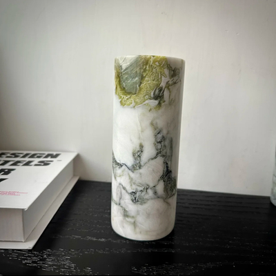 kopen Koud smaragd jade steen bloemen vaas groen modern voor de woningversiering online manufacture