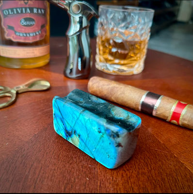 comprar Esmeralda azul cigarrillo de mármol descanso natural con diseño de lujo a prueba de arañazos online manufacture