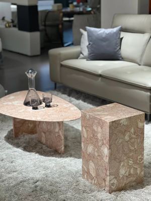 acheter Tableau en marbre naturel PinkShell fabriqué à la main pour des applications polyvalentes online manufacture