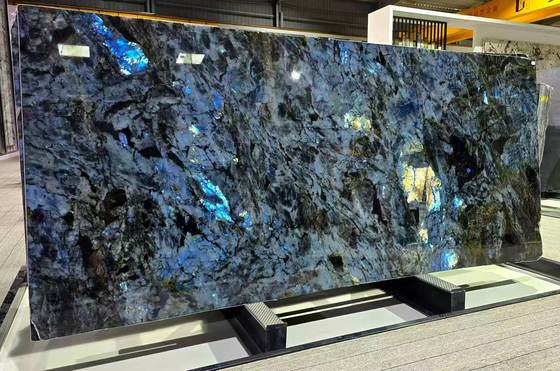 kopen Madagaskar Blauw Marmeren Keukenplaat Marmeren Steenplaat Langdurig Krabvast online manufacture