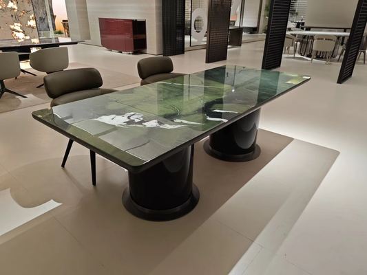 kopen Avocado Groen Marmeren Eettafel - Luxe Natuurlijke Kunsttafel voor Moderne Eetkamer online manufacture