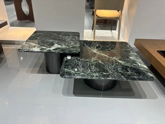 Buy Verde Green Marble Coffee Table - Luxury Mineral Vein Art Centerpiece for Living Room online manufacture