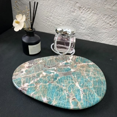 Brésil Vert Durable Plaque ronde de marbre Plaque de marbre de service avec style moderne