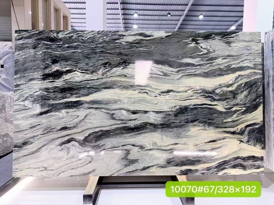 Brazilian Splendid Life Marmer Luxury Stone Book-match Latar Belakang Fitur Dinding Luxurious Flooring Stone