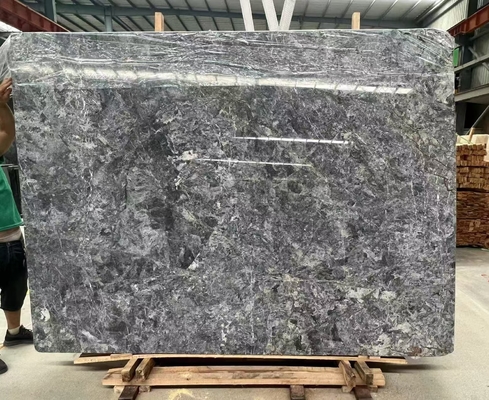 Mármol Azul-Gris Brasileño Piedra Natural de Lujo para Muros Decorativos y Aplicaciones de Pisos de Lujo