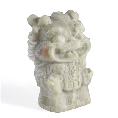 Figurines de sculpture de lion en marbre personnalisées exquises - Décoration d'intérieur décorative faite à la main | Œuvre d'art en marbre de qualité supérieure pour la décoration intérieure