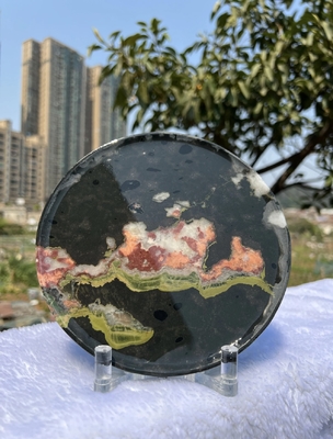 Plaque de marbre ronde de luxe à l' épreuve de l' usure