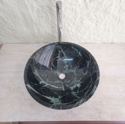 Premium Pradas Verde Green Marble Vanity Basin | Luxury Artisan Bathroom Sink