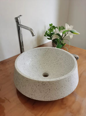 Modern Terrazzo Artistry Vanity Sink | Scratch-Resistant & High-Gloss Finish